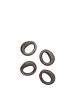 FERM LIVING zestaw 4 pierścieni na serwetki ORRITH – rustykalny brąz.png
