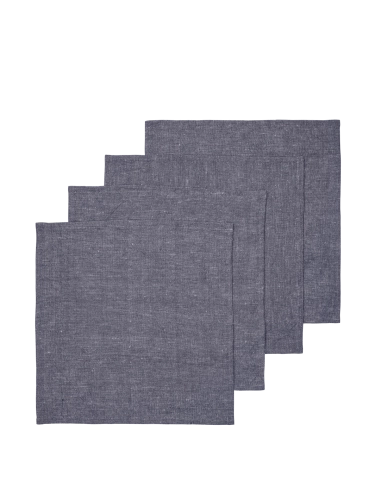 FERM LIVING zestaw 4 serwetek HALE – indygo