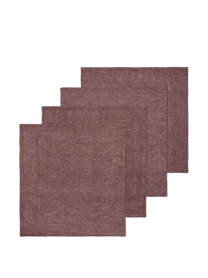 FERM LIVING zestaw 4 serwetek HALE – kasztanowy.png