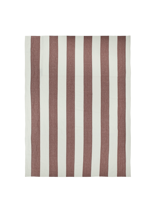 FERM LIVING obrus HALE – kasztanowy/jasna limonka.png