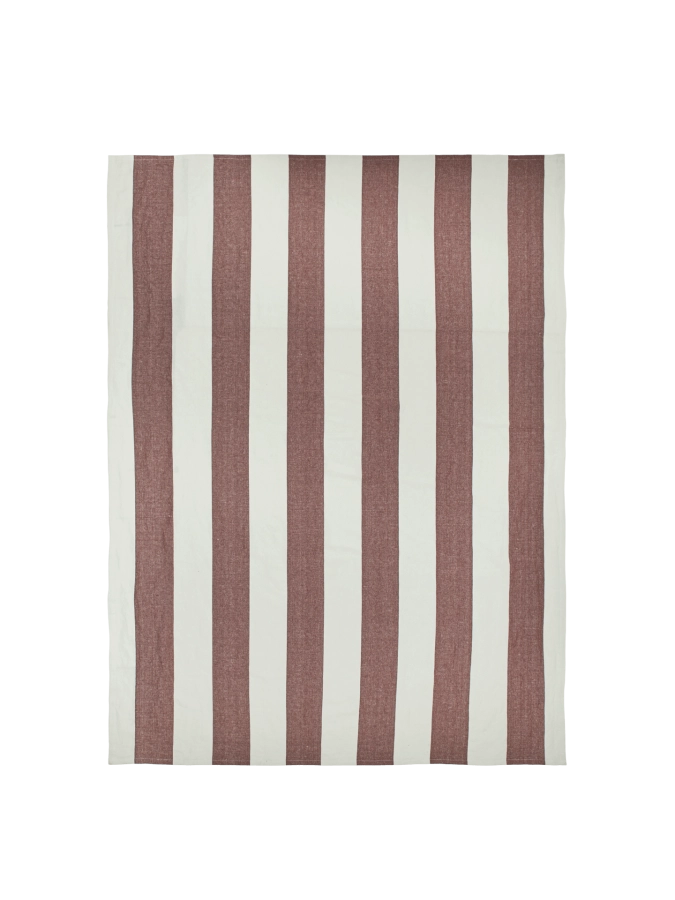 FERM LIVING obrus HALE – kasztanowy/jasna limonka.png