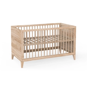 THEO BEBE - Łóżeczko NAIA BOIS Evolutive 70X140 - Naturalne