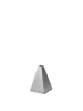 FERM LIVING podstawka na kadzidełka 10 cm PYRA – szczotkowane aluminium.png