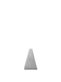 FERM LIVING podstawka na kadzidełka 10 cm PYRA – szczotkowane aluminium.png