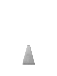 FERM LIVING podstawka na kadzidełka 10 cm PYRA – szczotkowane aluminium