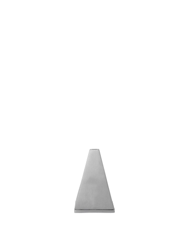 FERM LIVING podstawka na kadzidełka 10 cm PYRA – szczotkowane aluminium.png
