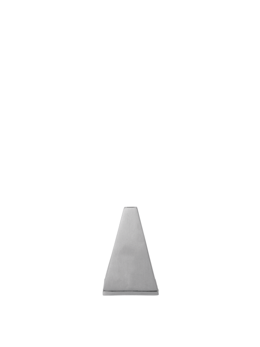 FERM LIVING podstawka na kadzidełka 10 cm PYRA – szczotkowane aluminium.png