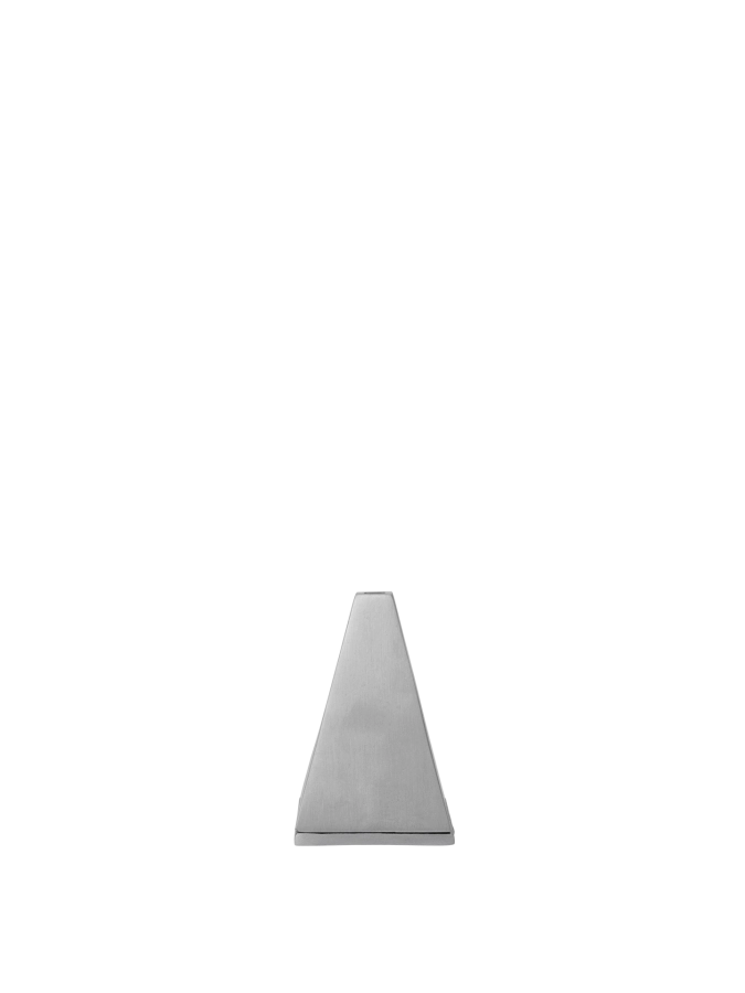 FERM LIVING podstawka na kadzidełka 10 cm PYRA – szczotkowane aluminium.png