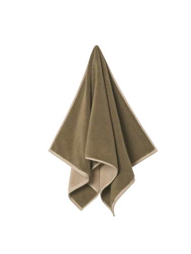 FERM LIVING ręcznik kąpielowy EKKO – kaszmirowy/oliwkowy.png