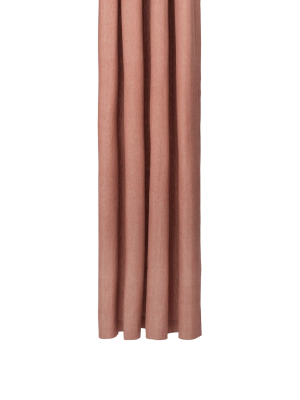 FERM LIVING zasłona prysznicowa CHAMBRAY gliniany brąz