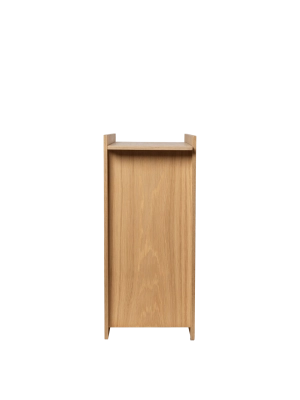FERM LIVING drewniany kosz na śmieci SAMA 50 – dąb