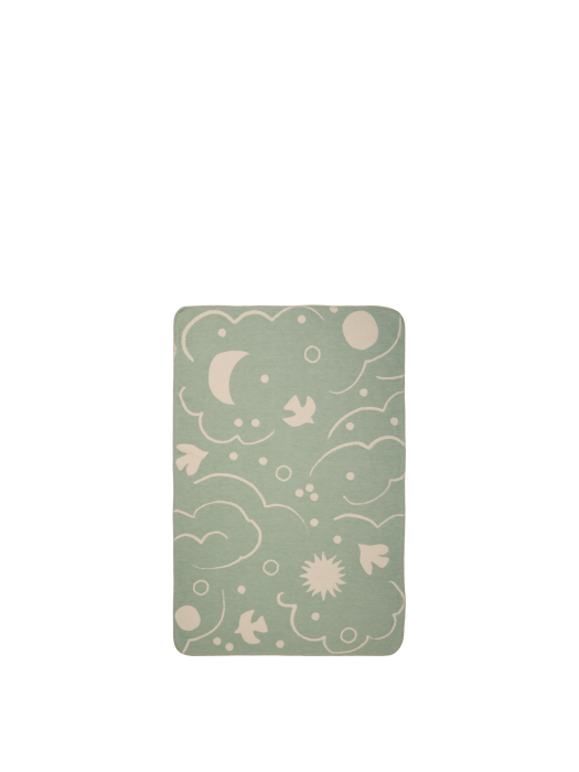 FERM LIVING koc SKYE – herbaciana zieleń/pergaminowy .png
