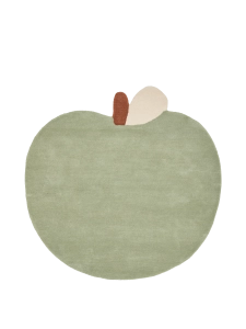 FERM LIVING dywan tuftowany APPLE – herbaciana zieleń