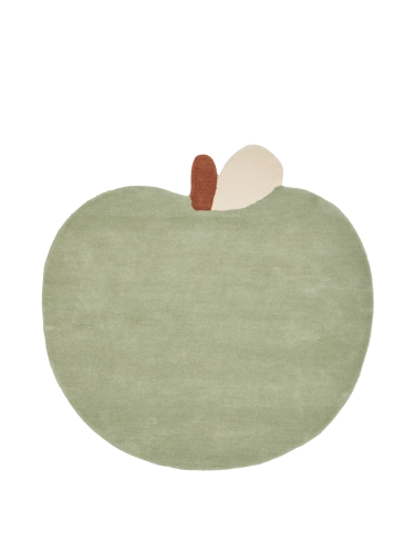 FERM LIVING dywan tuftowany APPLE – herbaciana zieleń
