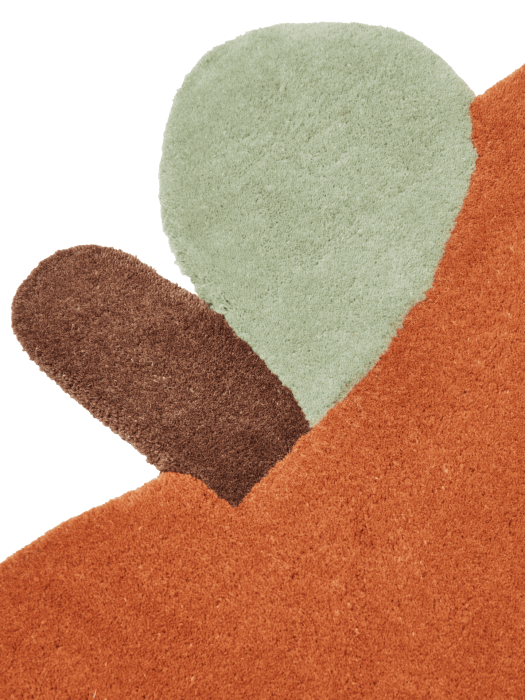 FERM LIVING dywan tuftowany APPLE – brązowa glina.png