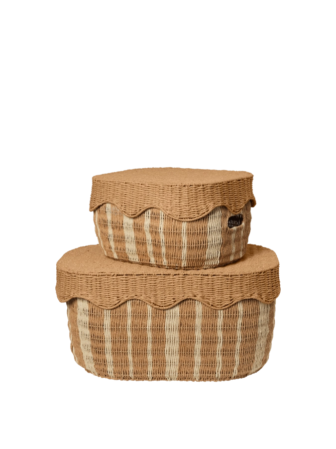 FERM LIVING zestaw 2 koszy do przechowywania RIVAN – naturalny/ecru.png