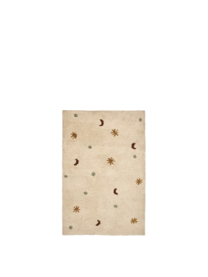 FERM LIVING dywan tuftowany SKYE 80 × 120 cm – pergaminowy