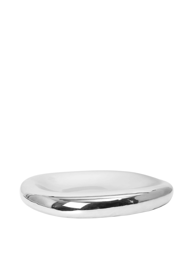 FERM LIVING patera dekoracyjna BELLURE Ø35 – srebrna.png