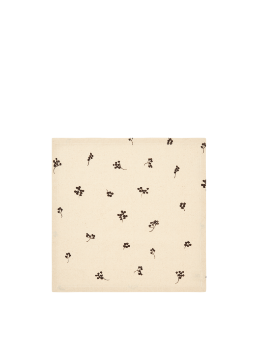 FERM LIVING zestaw 4 serwetek BAIES – naturalny/ciemna czekolada.png