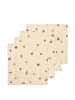 FERM LIVING zestaw 4 serwetek BAIES – naturalny/ciemna czekolada.png