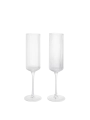 FERM LIVING kieliszki do szampana RIPPLE (2 szt.) przezroczyste.png