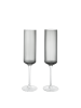 FERM LIVING kieliszki do szampana RIPPLE (2 szt.) dymione.png