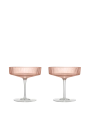 FERM LIVING kieliszek do szampana RIPPLE pudrowy róż zestaw 2 sztuk.png