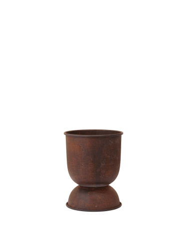 FERM LIVING doniczka HOURGLASS rdzawa XS 