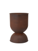 FERM LIVING doniczka HOURGLASS rdzawa M.png