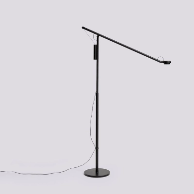 HAY lampa podłogowa FIFTY-FIFTY – soft black