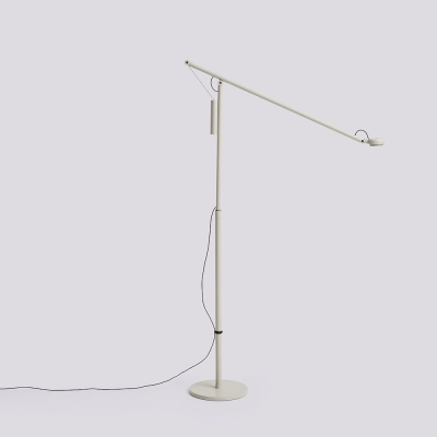 HAY lampa podłogowa FIFTY-FIFTY – popielata szarość