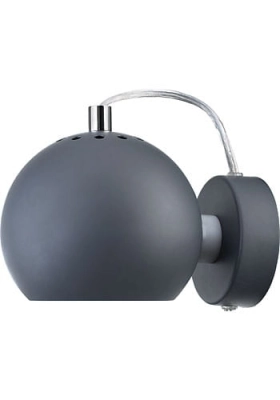 FRANDSEN lampa ścienna BALL dark grey
