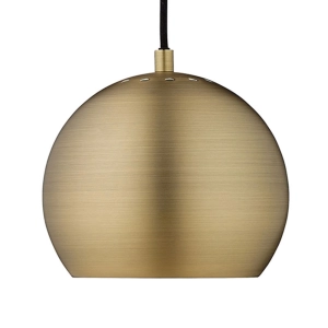 FRANDSEN lampa wisząca BALL antique brass