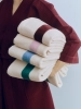 HAY ręcznik kąpielowy STRIPE – 70 × 140 cm – przygaszony błękit.webp