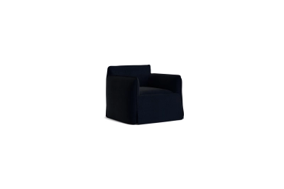 HAY fotel MIMI | tkanina Turf Blue Black