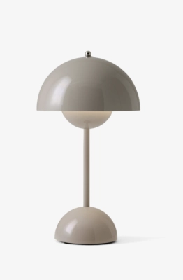 &Tradition lampa stołowa - przenośna FLOWERPOT VP9 Grey Beige