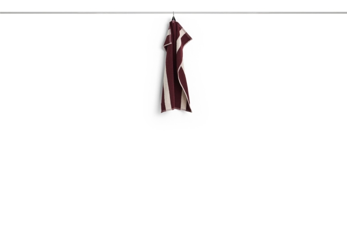 HAY ręcznik do rąk STRIPE – 40 × 60 cm – burgundowy.jpg