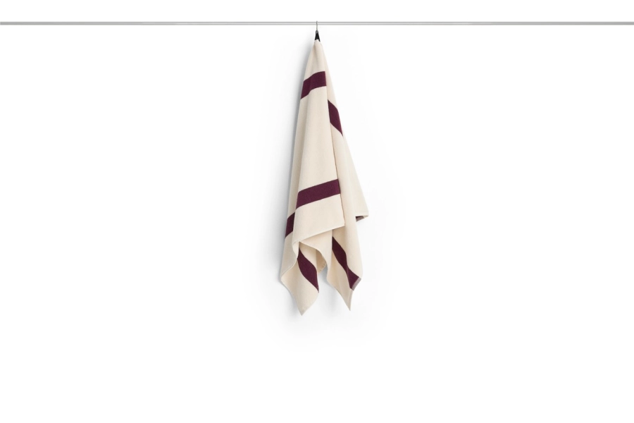 HAY ręcznik kąpielowy STRIPE – 70 × 140 cm – burgundowy.jpg
