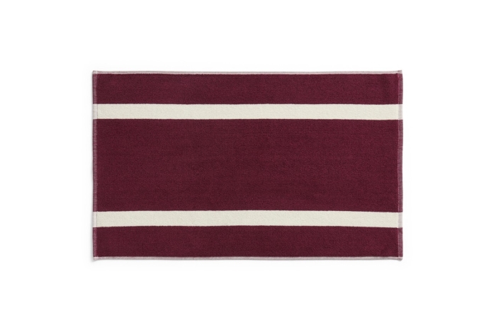 HAY mata łazienkowa STRIPE – 50 × 80 cm – burgundowa.jpg
