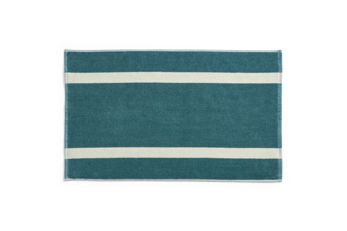 HAY mata łazienkowa STRIPE – 50 × 80 cm – petrolowy błękit.jpg