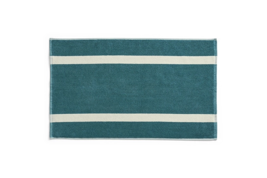 HAY mata łazienkowa STRIPE – 50 × 80 cm – petrolowy błękit.jpg