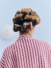 HAY szlafrok waflowy WAFFLE BATHROBE – paski w odcieniach chłodnego różu.jpg