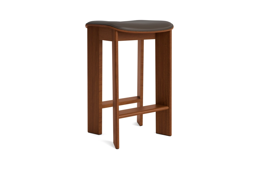 AG084-G166-AP58-03BD_Chisel 30 Bar Stool Low H65 walnut seat uph Grano chocolate.jpg