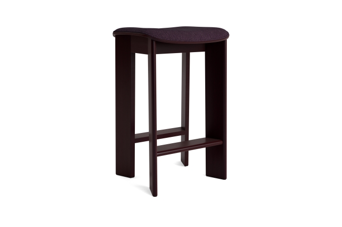 AG084-G167-AP55-02TO_Chisel 30 Bar Stool Low H65 dark bordeaux beech seat uph Turf burgundy.jpg