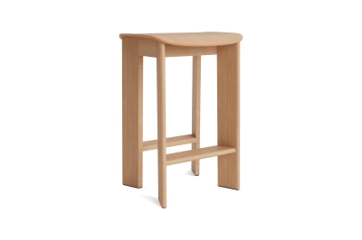 HAY stołek barowy CHISEL 30 - H65 low | lacquered oak