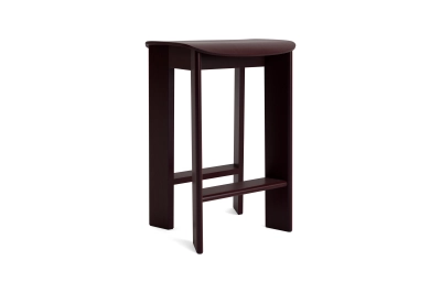 HAY stołek barowy CHISEL 30 - H65 low | bordeaux beech