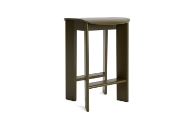 HAY stołek barowy CHISEL 30 - H65 low | green umber beech