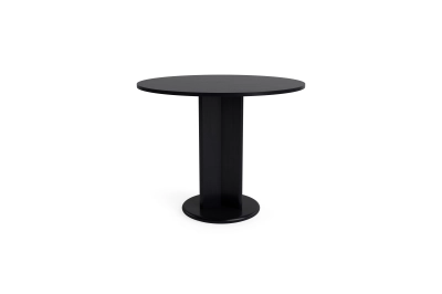 HAY stół okrągły CHISEL 29 HAY stół okrągły CHISEL 29 COLUMN BASE - Ø 90 cm | black oak