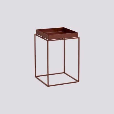 HAY stolik kawowy TRAY small high | Chocolate