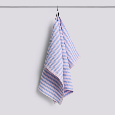 HAY ściereczka kuchenna CANTEEN – 52 × 80 cm – w błękitno-jasnoróżowe paski